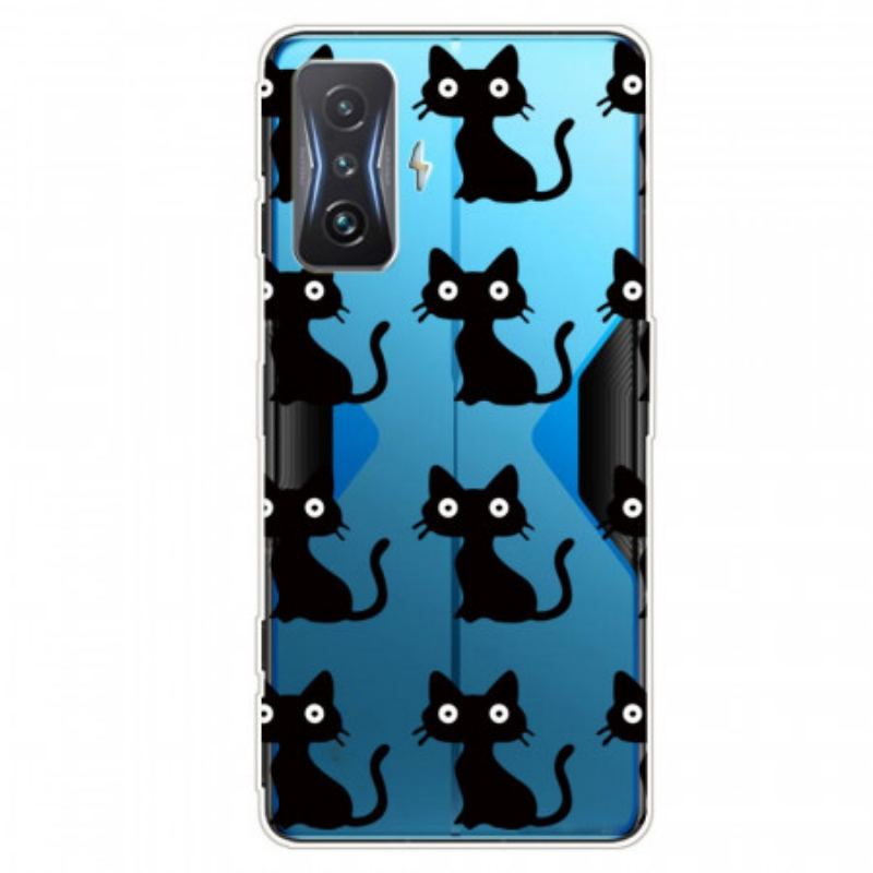 Coque Poco F4 GT Transparente Chats