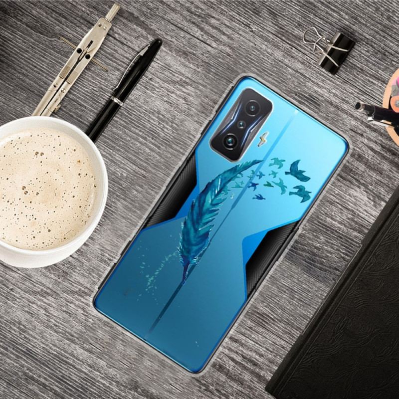 Coque Poco F4 GT Transparente Plume
