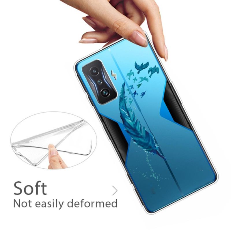 Coque Poco F4 GT Transparente Plume
