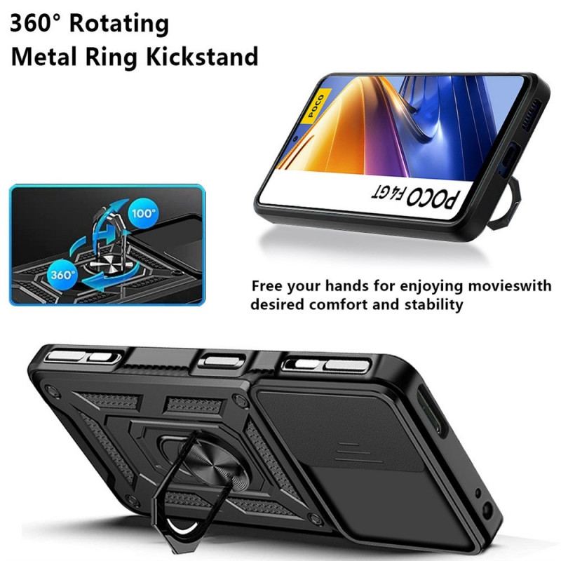 Coque Poco F4 GT Ultra Résistante avec Anneau-Support