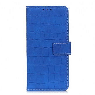 Housse Poco F4 GT Style Peau de Crocodile
