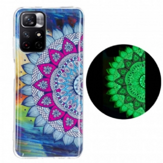 Coque Xiaomi Redmi Note 11 Pro Plus 5G Mandala Coloré Fluorescente