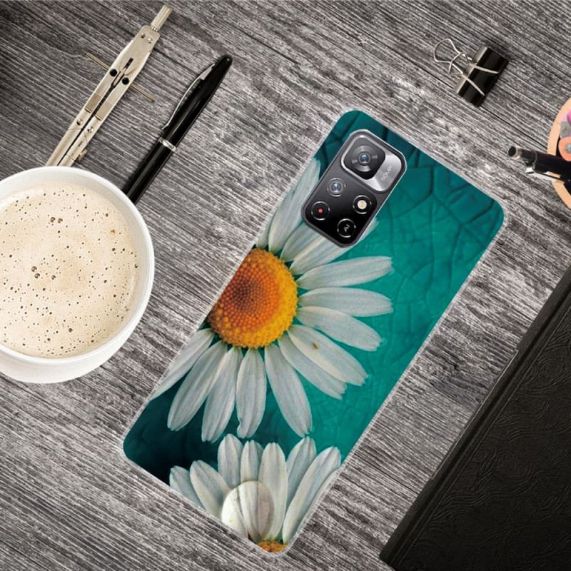 Coque Xiaomi Redmi Note 11 Pro Plus 5G Silicone Marguerite