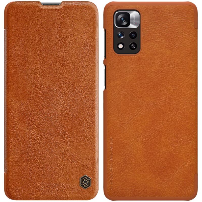 Flip Cover pour Xiaomi Redmi Note 11 Pro Plus 5G Nillkin Qin Series