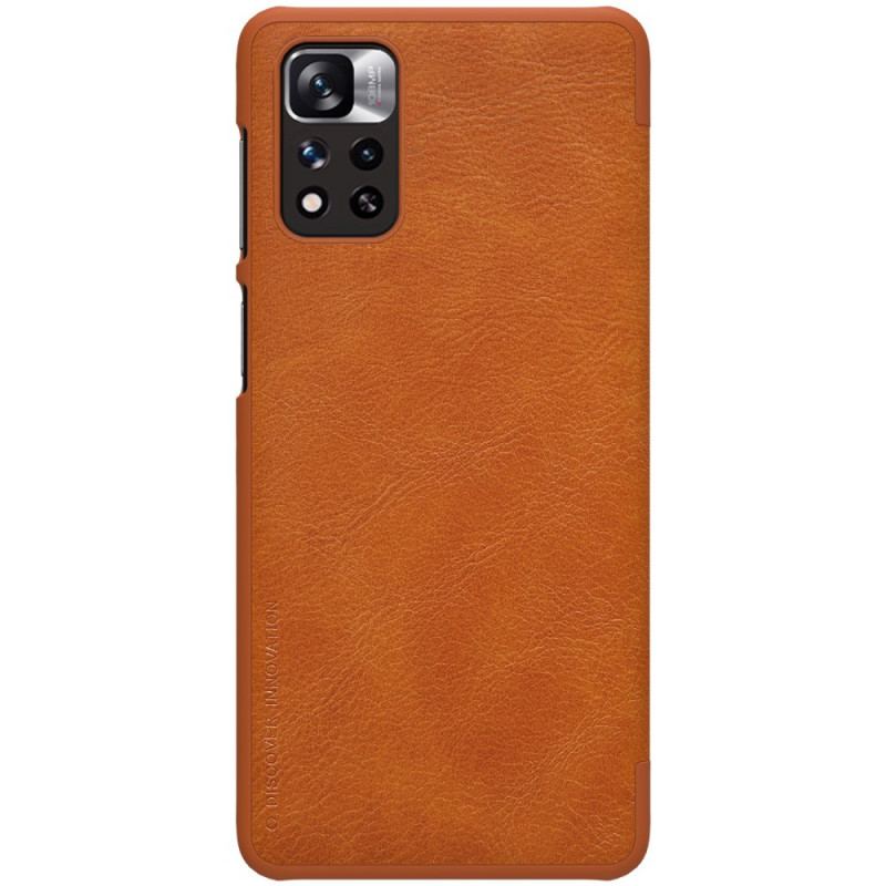 Flip Cover pour Xiaomi Redmi Note 11 Pro Plus 5G Nillkin Qin Series