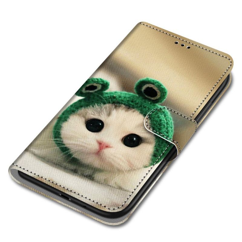 Housse Xiaomi Redmi Note 11 Pro Plus 5G Chaton Fun à Lanière