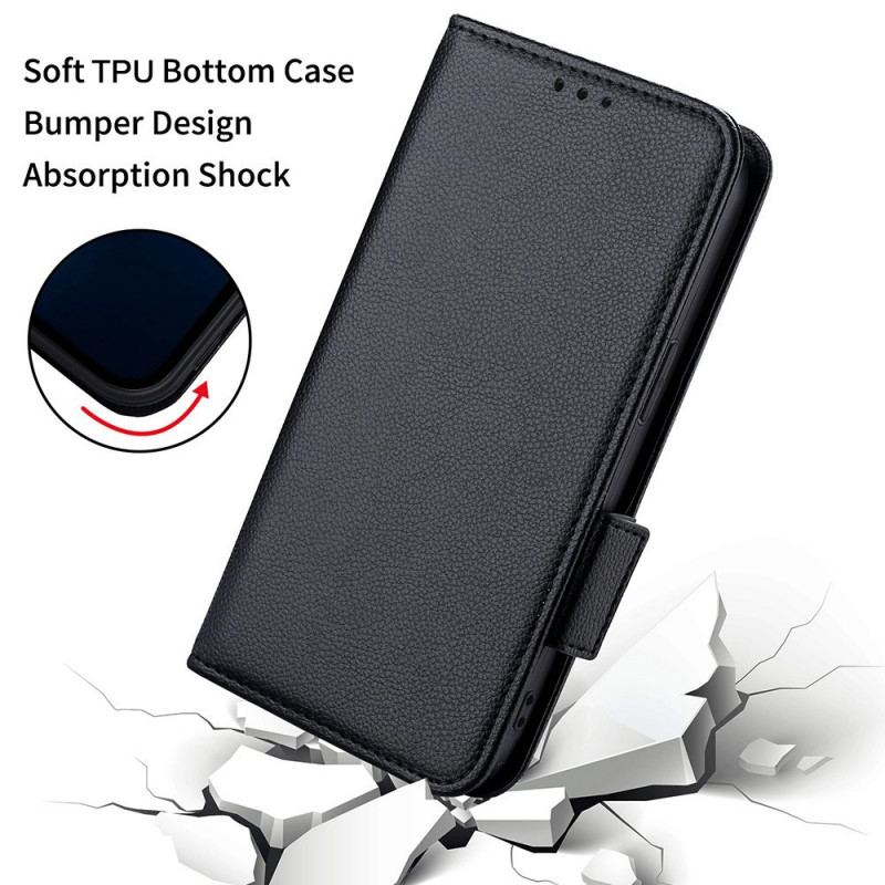 Housse Xiaomi Redmi Note 11 Pro Plus 5G Cuir Litchi Double Fermoir