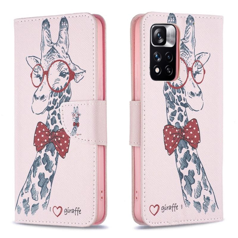 Housse Xiaomi Redmi Note 11 Pro Plus 5G Girafe Intello