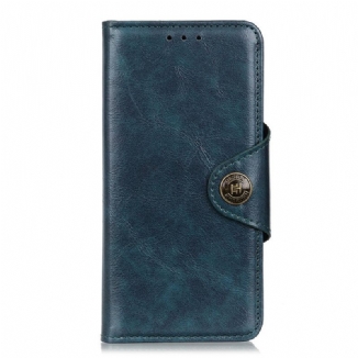 Housse Xiaomi Redmi Note 11 Pro Plus 5G Simili Cuir Bouton Verni KHAZNEH