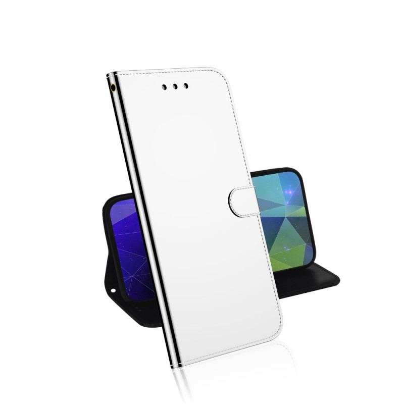 Housse Xiaomi Redmi Note 11 Pro Plus 5G Simili Cuir Couverture Miroir