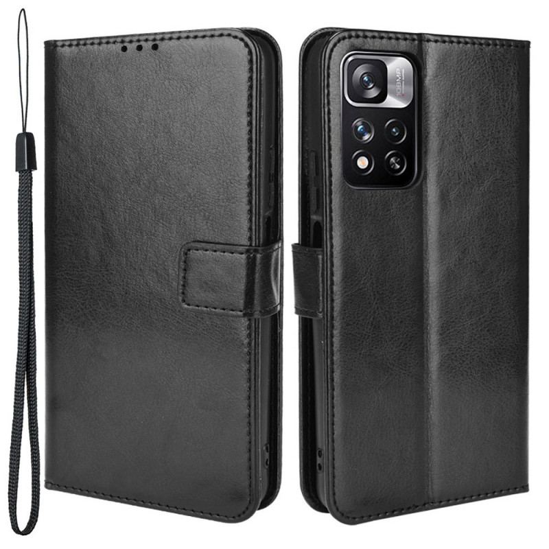 Housse Xiaomi Redmi Note 11 Pro Plus 5G Simili Cuir Flashy