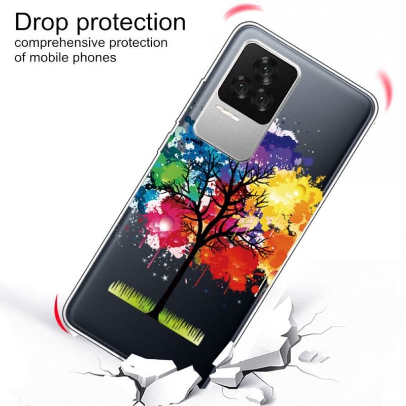 Coque Poco F4 Arbre Aquarelle