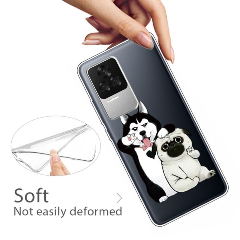 Coque Poco F4 Chiens Fun
