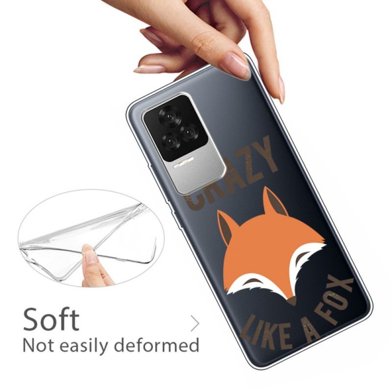 Coque Poco F4 Crazy Like a Fox