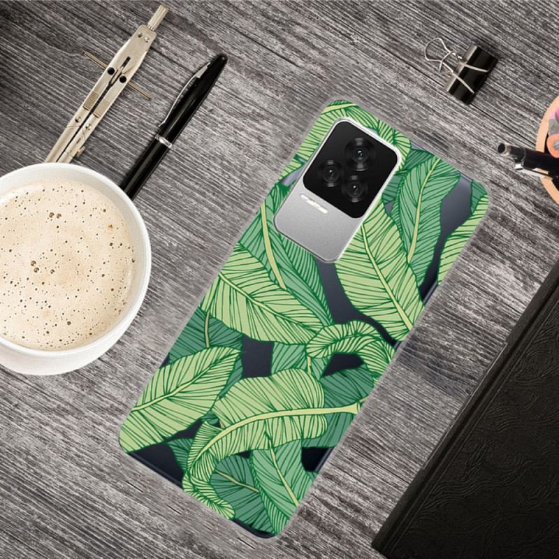Coque Poco F4 Feuilles