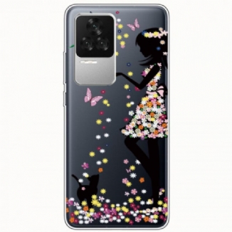 Coque Poco F4 Jolie Jeune Fille