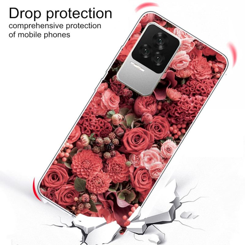 Coque Poco F4 Magnifiques Fleurs