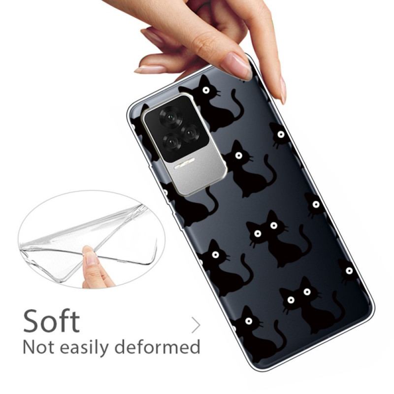Coque Poco F4 Multiples Chats