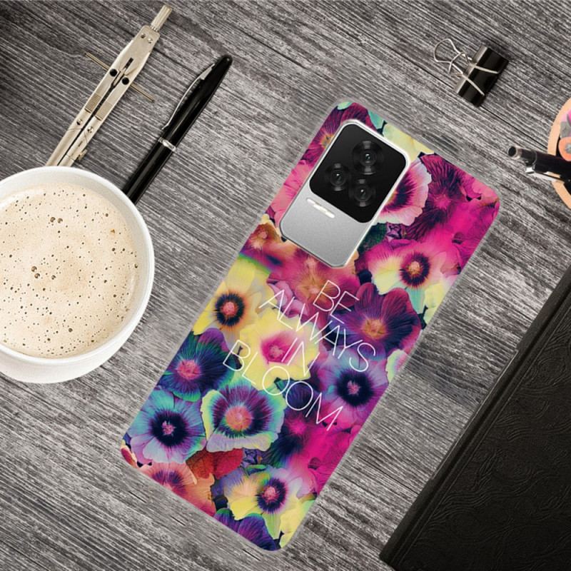 Coque Poco F4 Silicone Be Always in Bloom