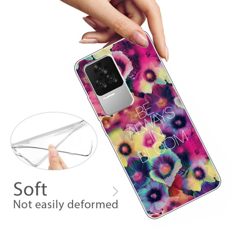 Coque Poco F4 Silicone Be Always in Bloom