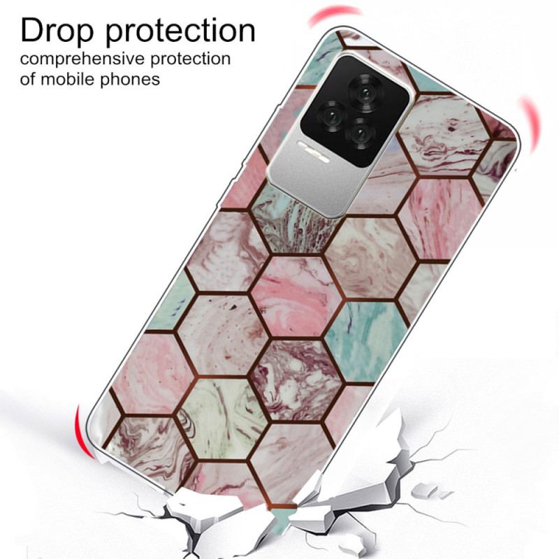 Coque Poco F4 Style Marbre