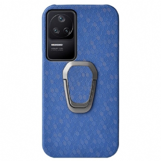 Coque Poco F4 Texture Nid d'Abeille avec Support