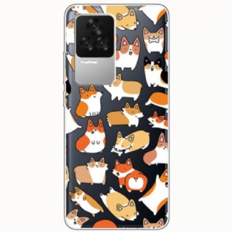 Coque Poco F4 Transparente Chiens