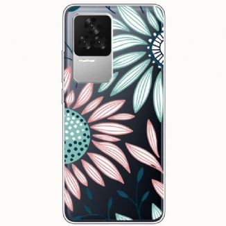 Coque Poco F4 Transparente Végétale