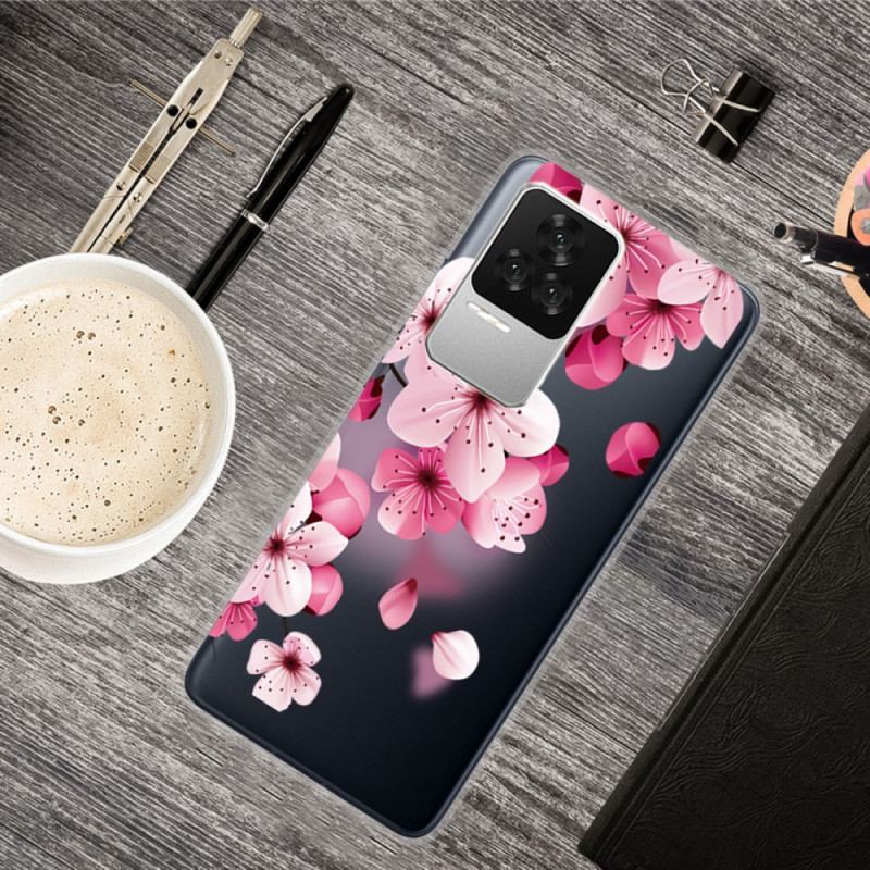 Coque Poco F4 Transparente Végétale