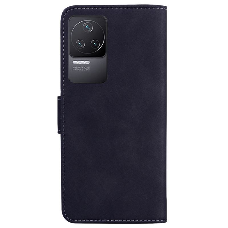 Housse Poco F4 Simili Cuir Uni