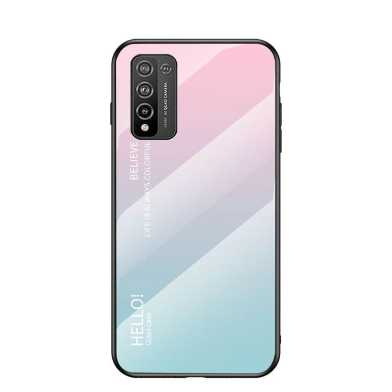 Coque Honor 10X Lite Verre Trempé Hello