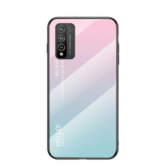 Coque Honor 10X Lite Verre Trempé Hello