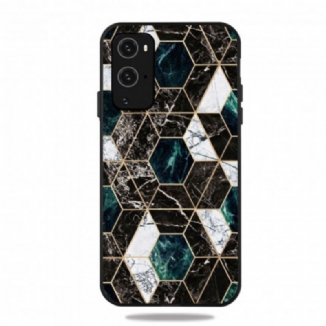 Coque OnePlus 9 Pro Marbre Géométrie Colorée