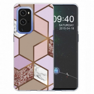 Coque OnePlus 9 Pro Marbre Géométrique