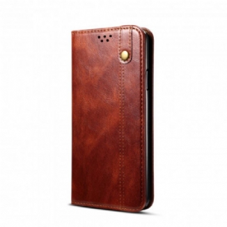 Flip Cover OnePlus 9 Pro Simili Cuir Ciré