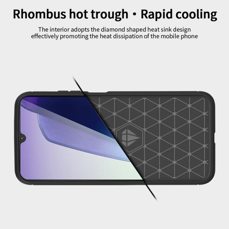 Coque Xiaomi Redmi 14C / Poco C75 Fibre Carbone Brossée MOFI