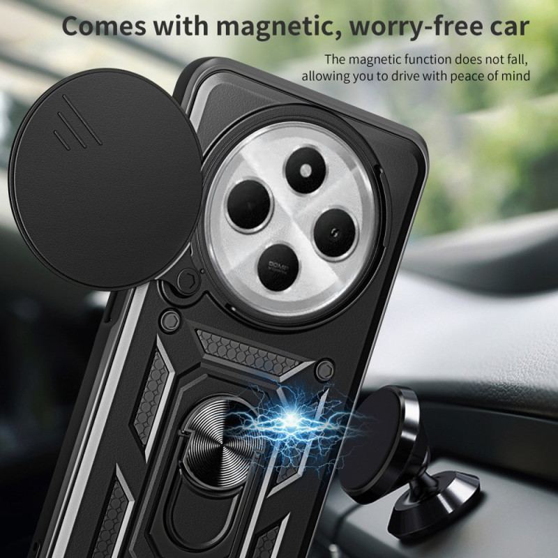 Coque Xiaomi Redmi 14C / Poco C75 Protection Caméra Coulissante et Support