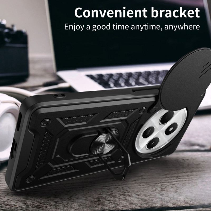 Coque Xiaomi Redmi 14C / Poco C75 Protection Caméra Coulissante et Support