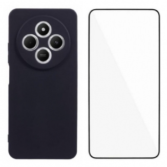 Coque Xiaomi Redmi 14C / Poco C75 Silicone avec Protection Écran en Verre Trempé