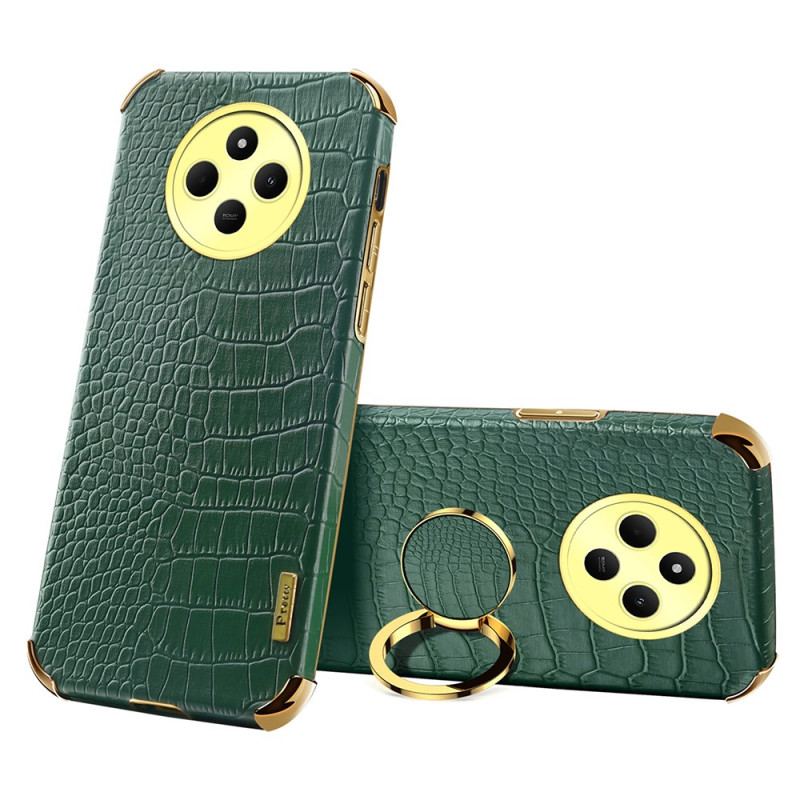 Coque Xiaomi Redmi 14C / Poco C75 Style Crocodile avec Support