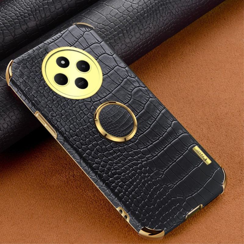 Coque Xiaomi Redmi 14C / Poco C75 Style Crocodile avec Support
