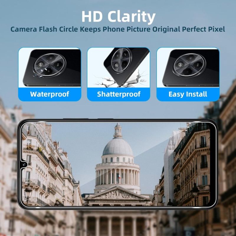Duo Protecton en Verre Trempé pour Écran et Appareil Photo Xiaomi Redmi 14C / Poco C75