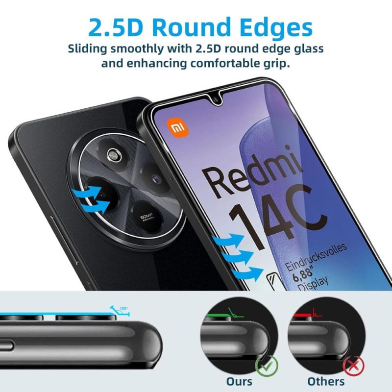Duo Protecton en Verre Trempé pour Écran et Appareil Photo Xiaomi Redmi 14C / Poco C75