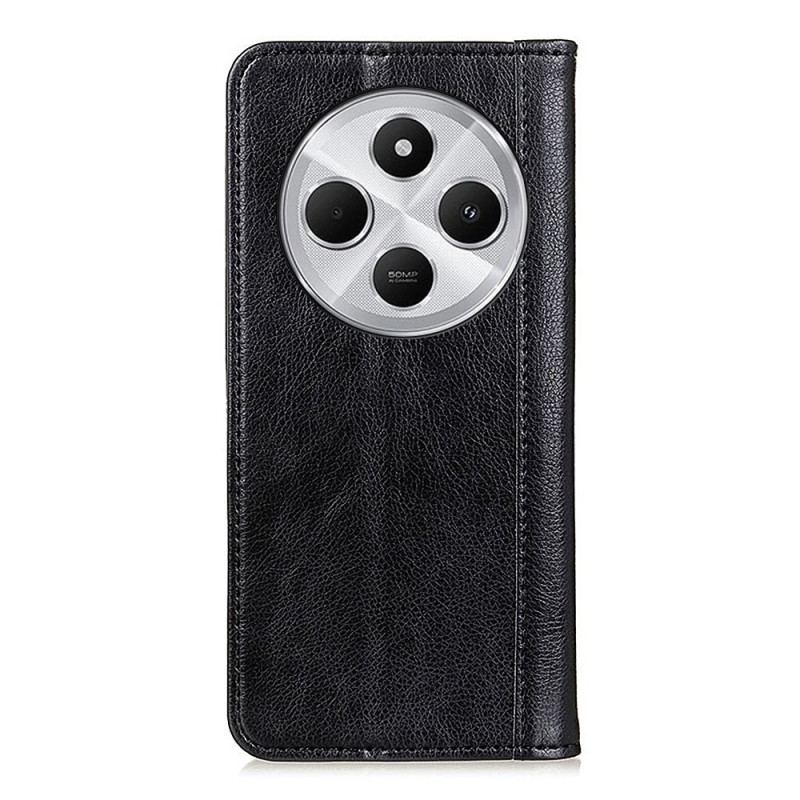 Flip Cover Xiaomi Redmi 14C / Poco C75 Cuir Fendu