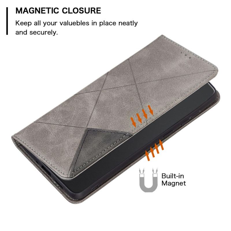 Flip Cover Xiaomi Redmi 14C / Poco C75 Géométrie BINFEN COLOR