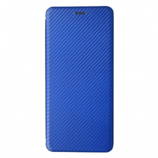 Flip Cover Xiaomi Redmi 14C / Poco C75 Texture Fibre Carbone