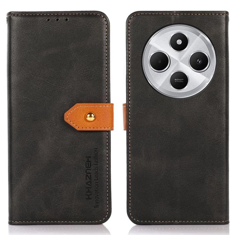 Housse Xiaomi Redmi 14C / Poco C75 Bouton Doré KHAZNEH