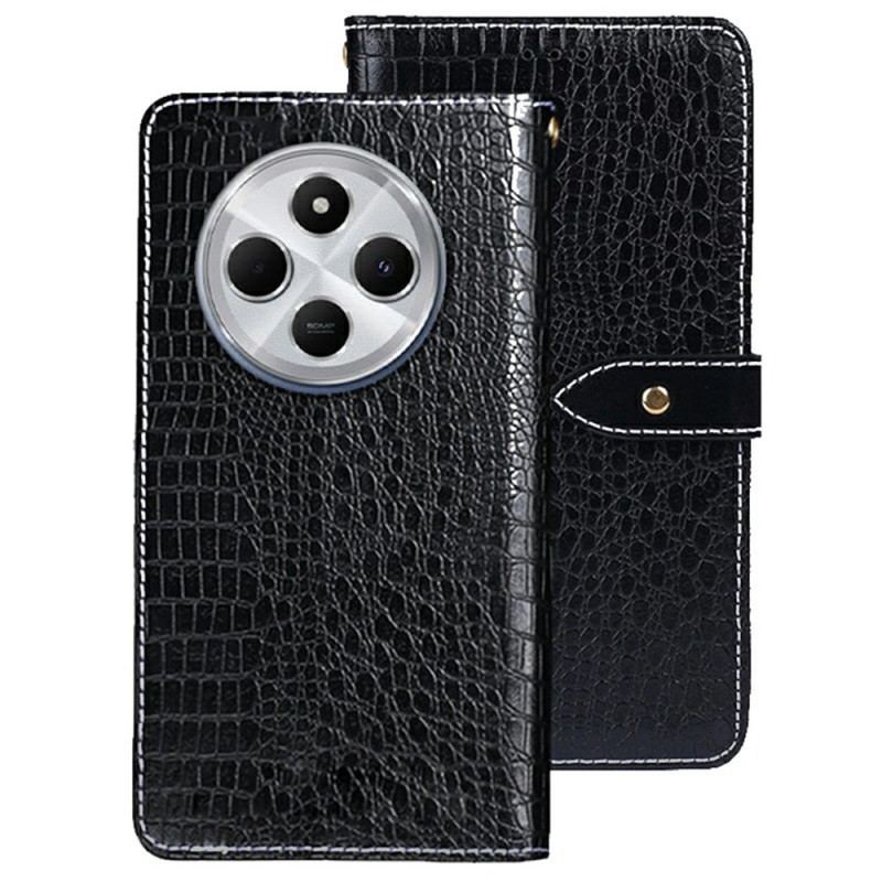 Housse Xiaomi Redmi 14C / Poco C75 Effet Crocodile IDEWEI