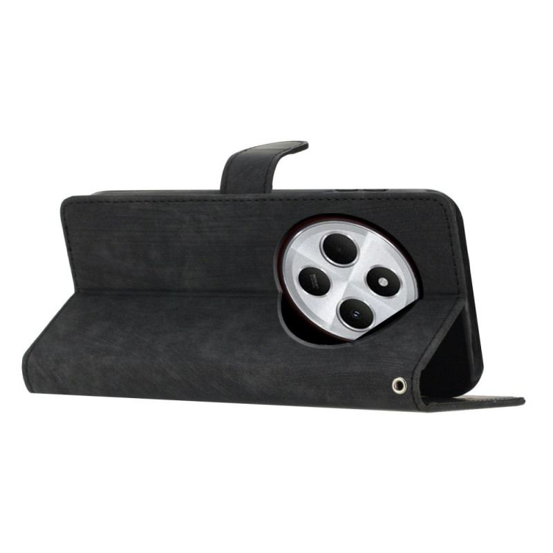 Housse Xiaomi Redmi 14C / Poco C75 Effet Daim à Lanière