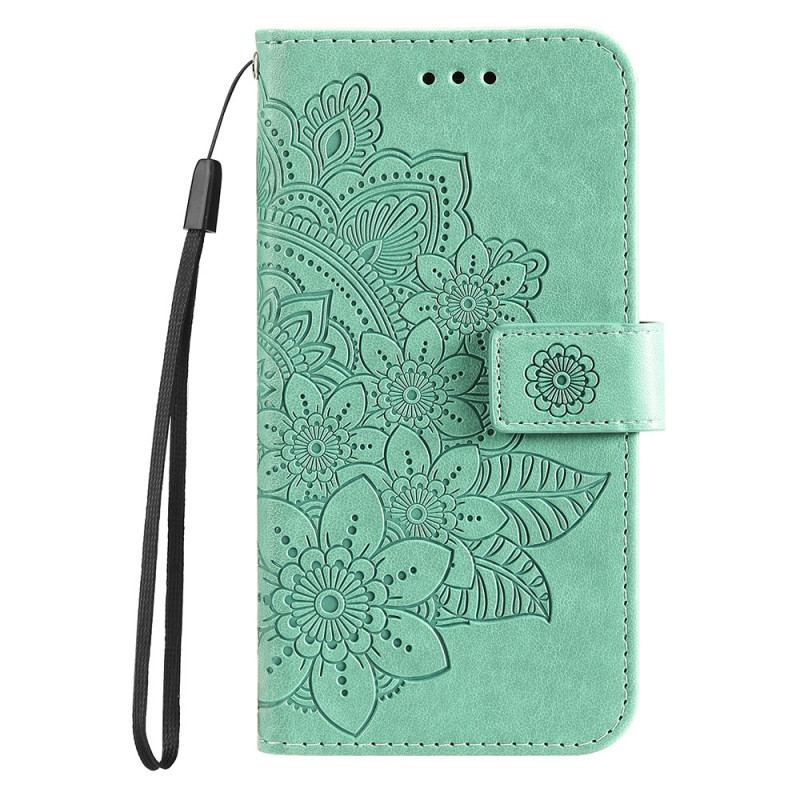 Housse Xiaomi Redmi 14C / Poco C75 Empreinte Mandala à Lanière